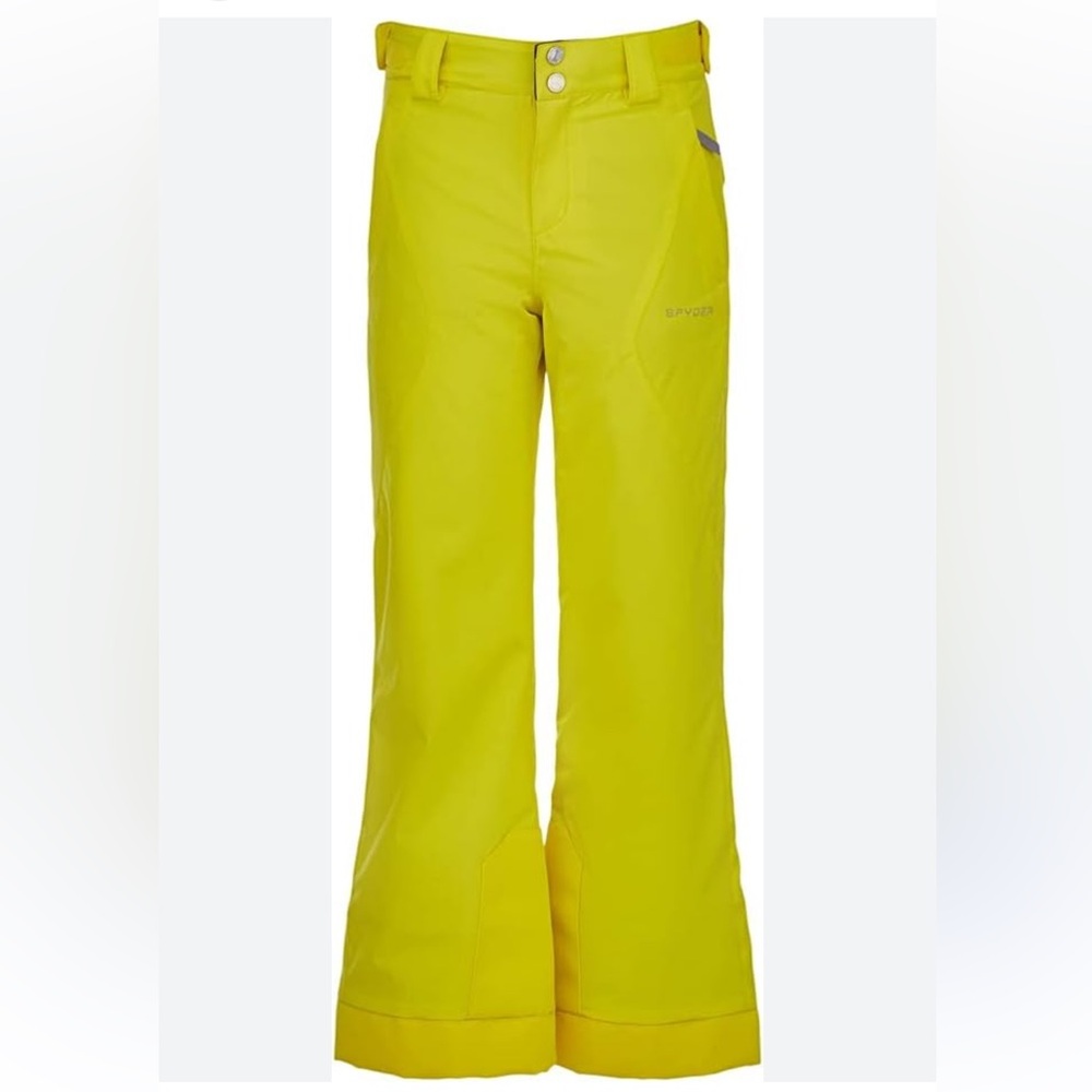 NEW Spider Big girl insulated Snow pants size 18 yellow
